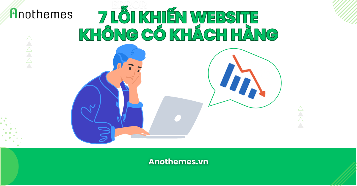Lỗi khiến website không có khách hàng