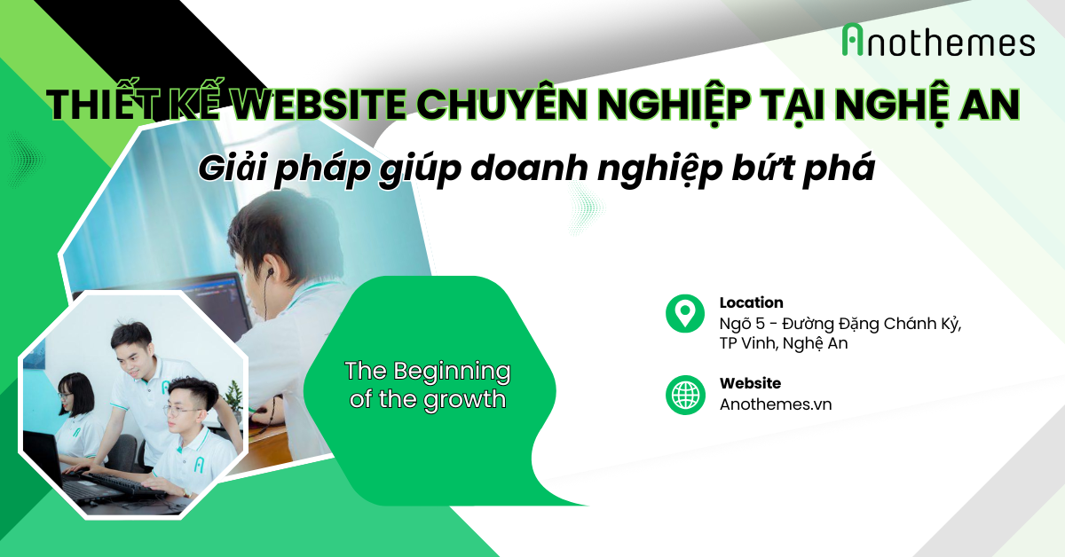 Thiết kế website chuyên nghiệp tại Nghệ An
